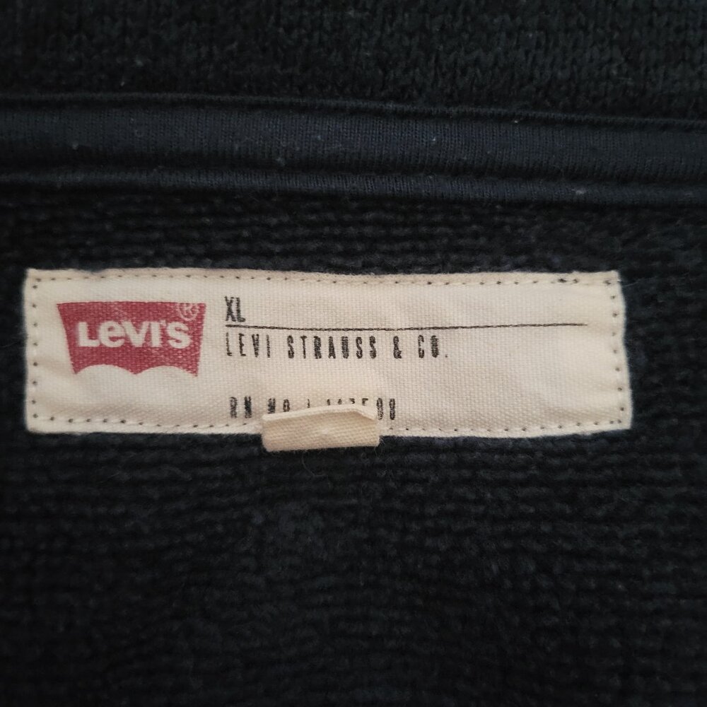 Levi’s Men’s XL Button Down  Grandpa Sweater Cardigan Lightweight Jacket, Blue - Picture 4 of 9